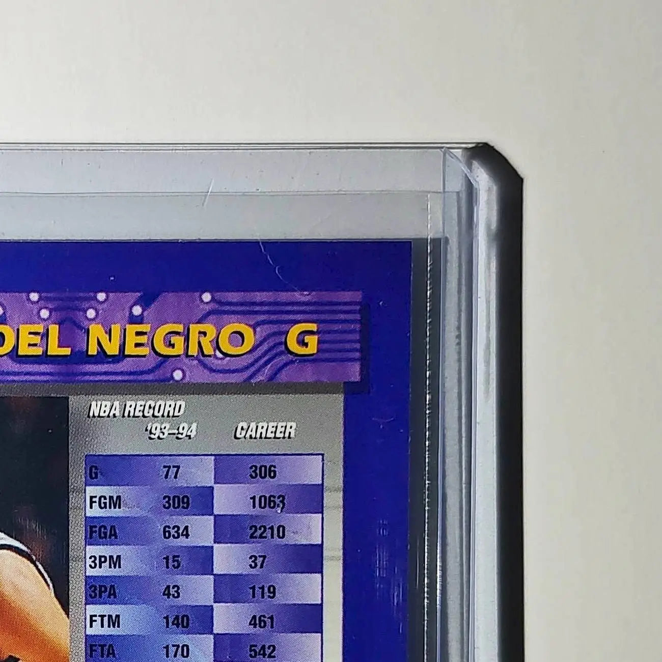 Vinny Del Negro 1994-95 Topps Finest #298 Basketball Card - Basketball Card Single