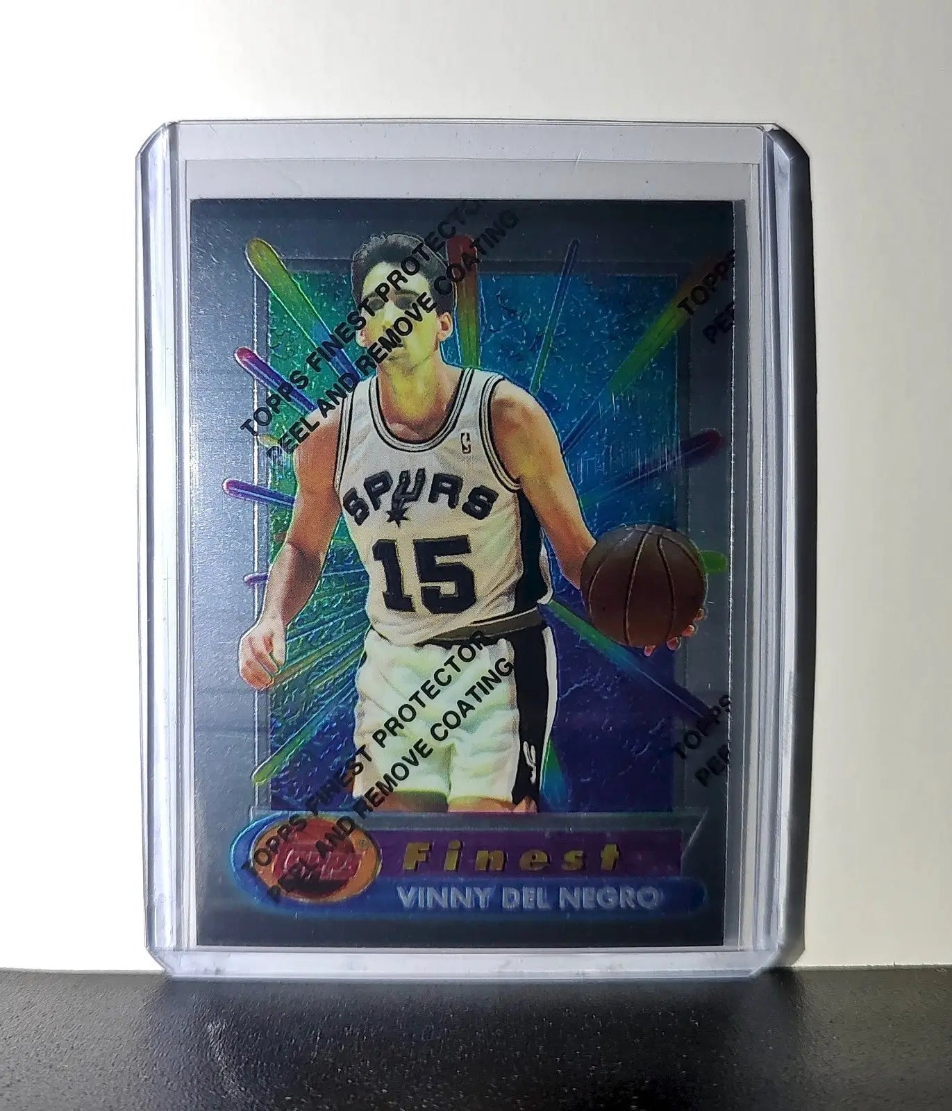 Vinny Del Negro 1994-95 Topps Finest #298 Basketball Card - Basketball Card Single