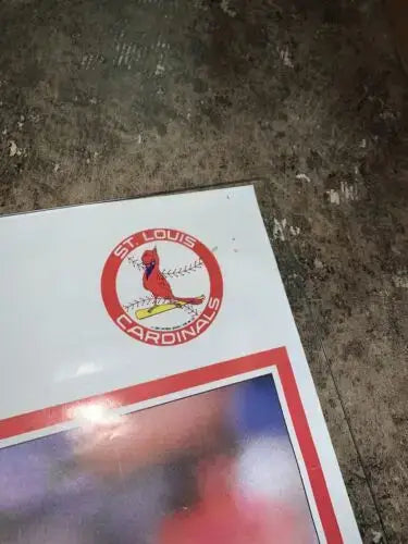 Vintage 1984 Sports Illustrated OZZIE SMITH Poster St Louis Cardinals #4593 RARE - Sports Memorabilia