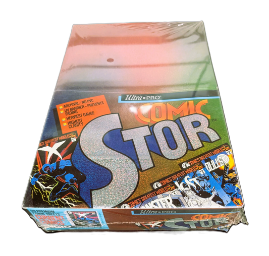 Vintage (1990’s) Ultra PRO Current Rigid 3 Ring Binder Comic Book Sleeves - 50 Count Box - Comic Book Storage Supplies