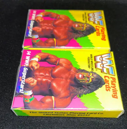 Vintage 1991 WWF Playing Cards Set Superstars Deck MINT Sealed Cards Set for collectors