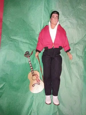 Vintage 1993 Elvis Presley 12” Doll Jailhouse Rock 45 RPM Hasbro Commemorative - Entertainment Memorabilia