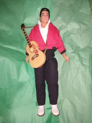Vintage 1993 Elvis Presley 12” Doll Jailhouse Rock 45 RPM Hasbro Commemorative - Entertainment Memorabilia