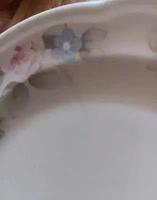 Vintage 2 Pfaltzgraff Tea Rose Dinner Plates 7 1/4’’ Surface Check Out The PICS