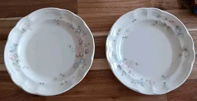 Vintage 2 Pfaltzgraff Tea Rose Dinner Plates 7 1/4’’ Surface Check Out The PICS