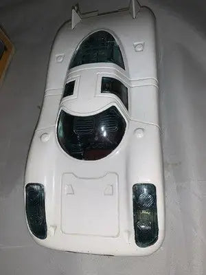 Vintage Asahi Japan Porsche 917 Toy Car with Box Battery Operated Nice - Action Figure & Toy