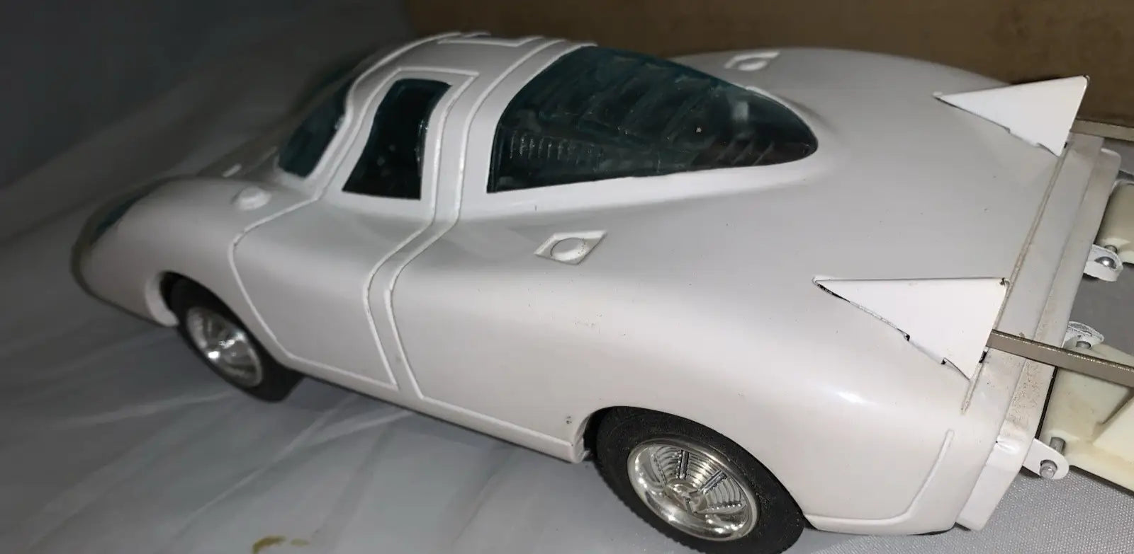 Vintage Asahi Japan Porsche 917 Toy Car with Box Battery Operated Nice - Action Figure & Toy