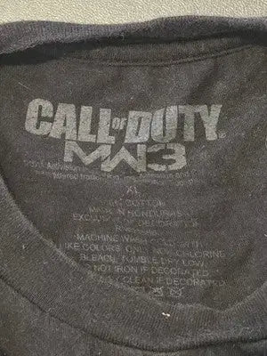 Vintage Call of Duty MW3 Shirt Mens XL Black Short Sleeve Video Game Tee Gamer - Apparel