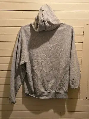 Vintage Champion Hoodie Mens L Gray Long Beach DECA Pullover Hooded Sweatshirt - Apparel