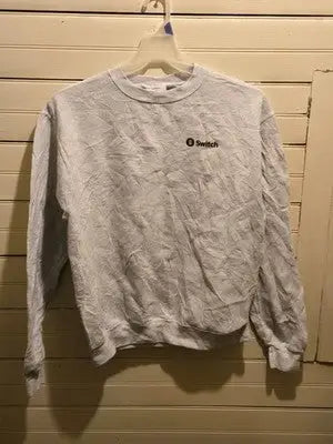 Vintage Champion Sweatshirt Mens M White ’You Be The Story Teller’ Switch - Apparel