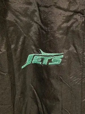 Vintage Game Day NFL Pants Mens XXL New York Jets Black Windbreaker Track Pants - Apparel