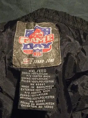Vintage Game Day NFL Pants Mens XXL New York Jets Black Windbreaker Track Pants - Apparel