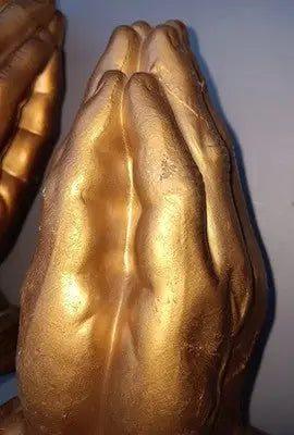 Vintage Norcrest Ceramic 2 Pairs Of Praying Hands Collectible Bookends Religious