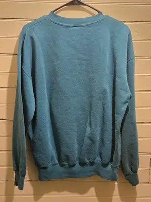 Vintage Nutmeg Dolphins Sweatshirt Men’s L Teal Miami Dolphins Embroidered Logo - Apparel