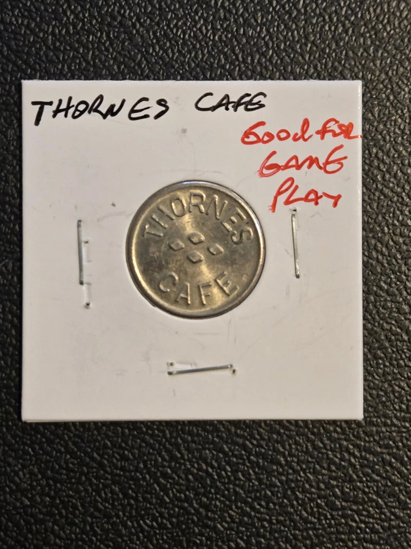 Vintage Thorne’s Cafe Token - Ocean City NJ - Good for Game Play - Coins & Currency