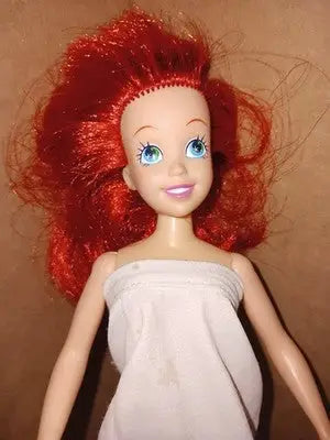 Vintage Tyco ARIEL Doll The Little Mermaid Red Hair for Custom OOAK Disney Nice - Other