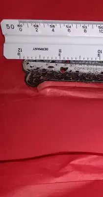 Vintage Wall INRI Crucifix Cross Jesus Christ Figure Intricate Filigree 12’’X7’’ - Other