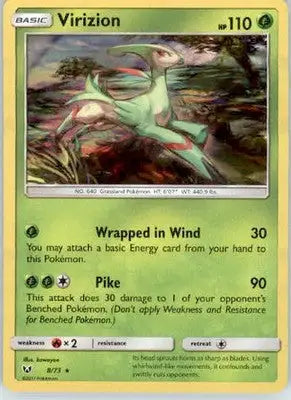 Virizion - Shining Legends - 8/73 - Holo NM - Pokémon Card Single