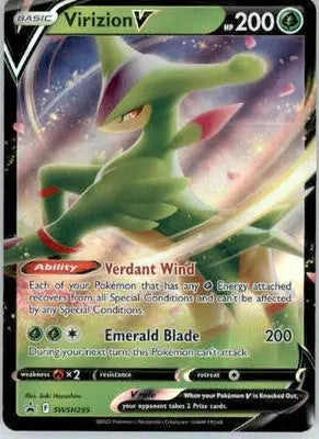 Virizion V - SWSH: Sword & Shield Promo Cards - SWSH295 - Holo LP - Pokémon Card Single