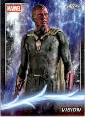 Vision - 2025 Topps Chrome Marvel Studios - #55 - Non_sport - Marvel Card Single