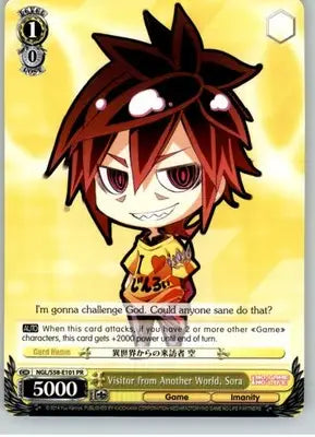 Visitor from Another World Sora - #NGL/S58-E101 PR - Weiss Schwarz - NM - Non-Sports Card Single