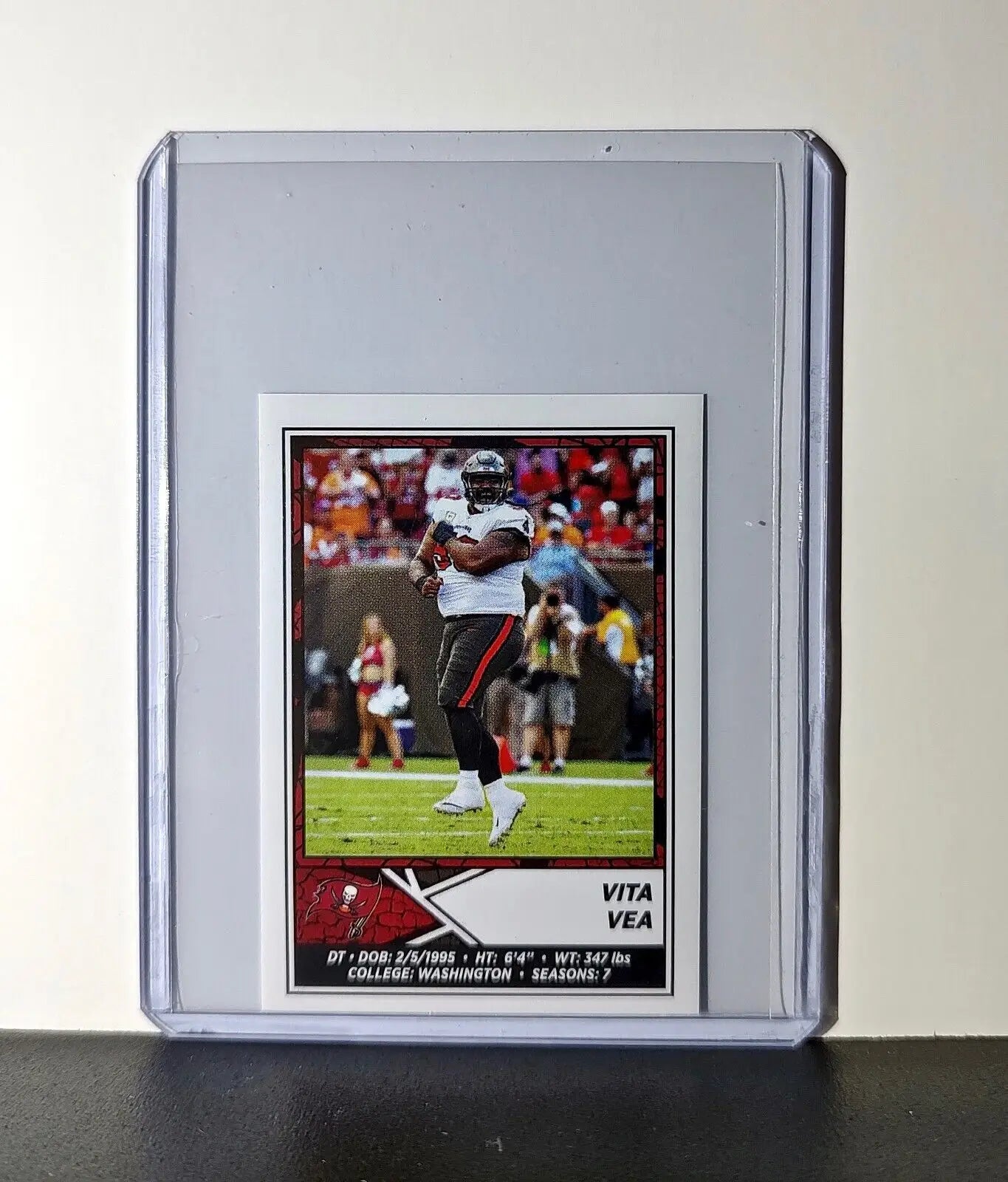 Vita Vea 2024 Panini NFL Sticker #480 Tampa Bay Buccaneers - Football Card Single