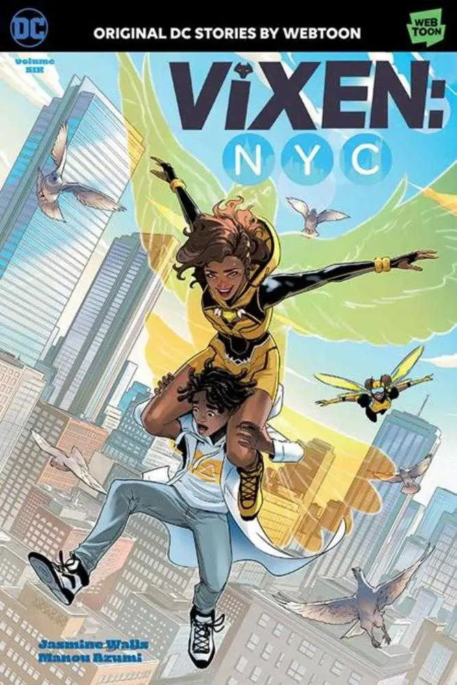 Vixen NYC comic book cover showcasing ancestral totem and newfound superpowers