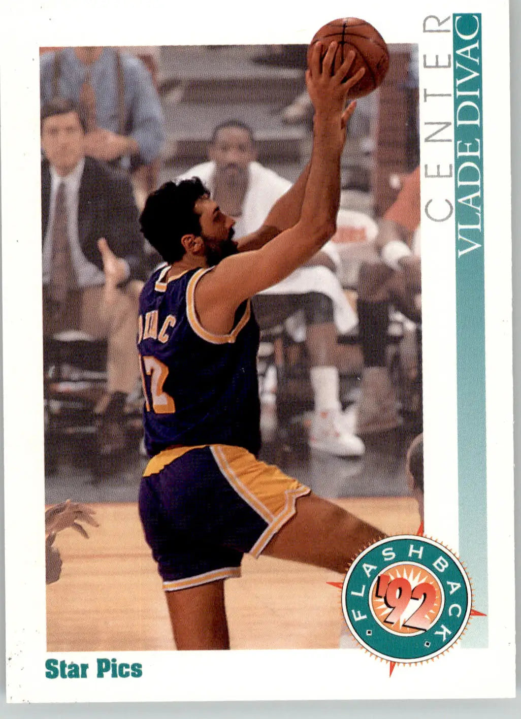 Vlade Divac - 1992 Star Pics - #30 - Basketball - Basketball Card Single