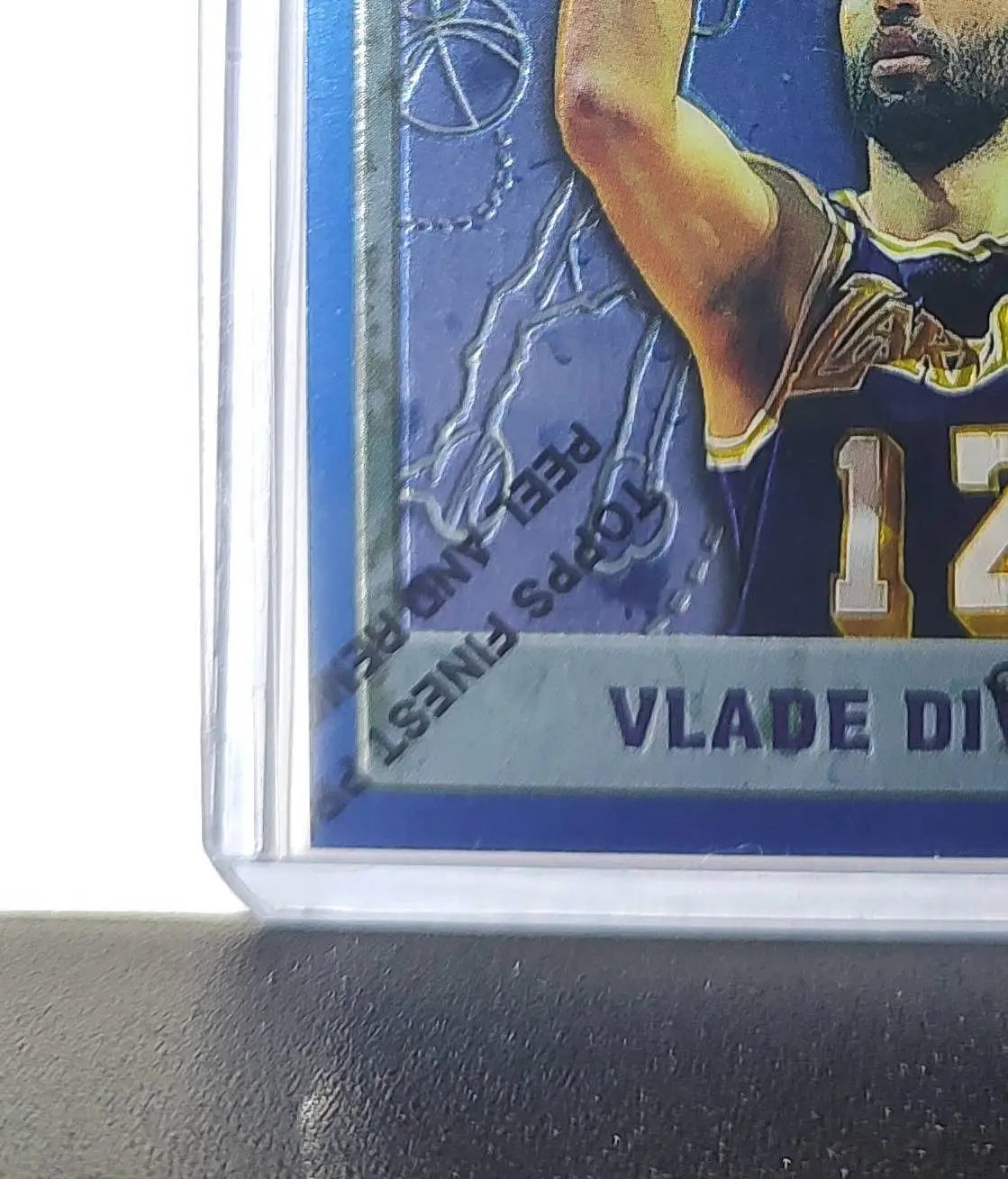 Vlade Divac 1995-96 Topps Finest NBA #219 Card Los Angeles Lakers