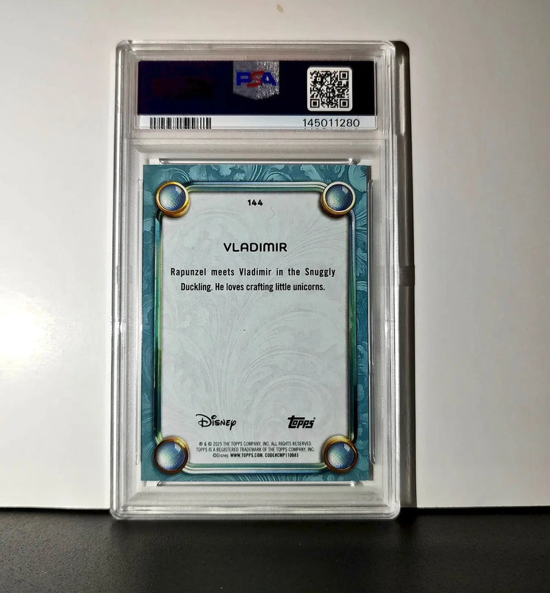 Vladimir 2025 Topps Disney Wonder #144 Diamond Card Tangled PSA 7 - Non-Sports Card Single