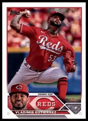 Vladimir Gutierrez 2023 Topps #198 Cincinnati Reds - Baseball Card Single