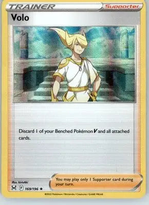 Volo - SWSH11: Lost Origin - 169/196 - Holo LP - Pokémon Card Single
