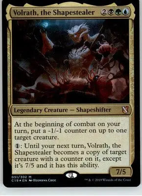Volrath the Shapestealer - Commander 2019 - 51 - Foil LP Magic: The Gathering - Magic Card Single