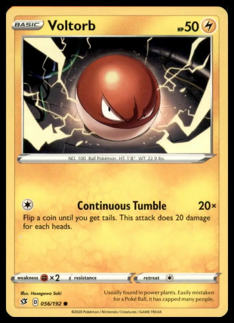 Voltorb 056/192 Swsh02: Rebel Clash Regular Pokemon