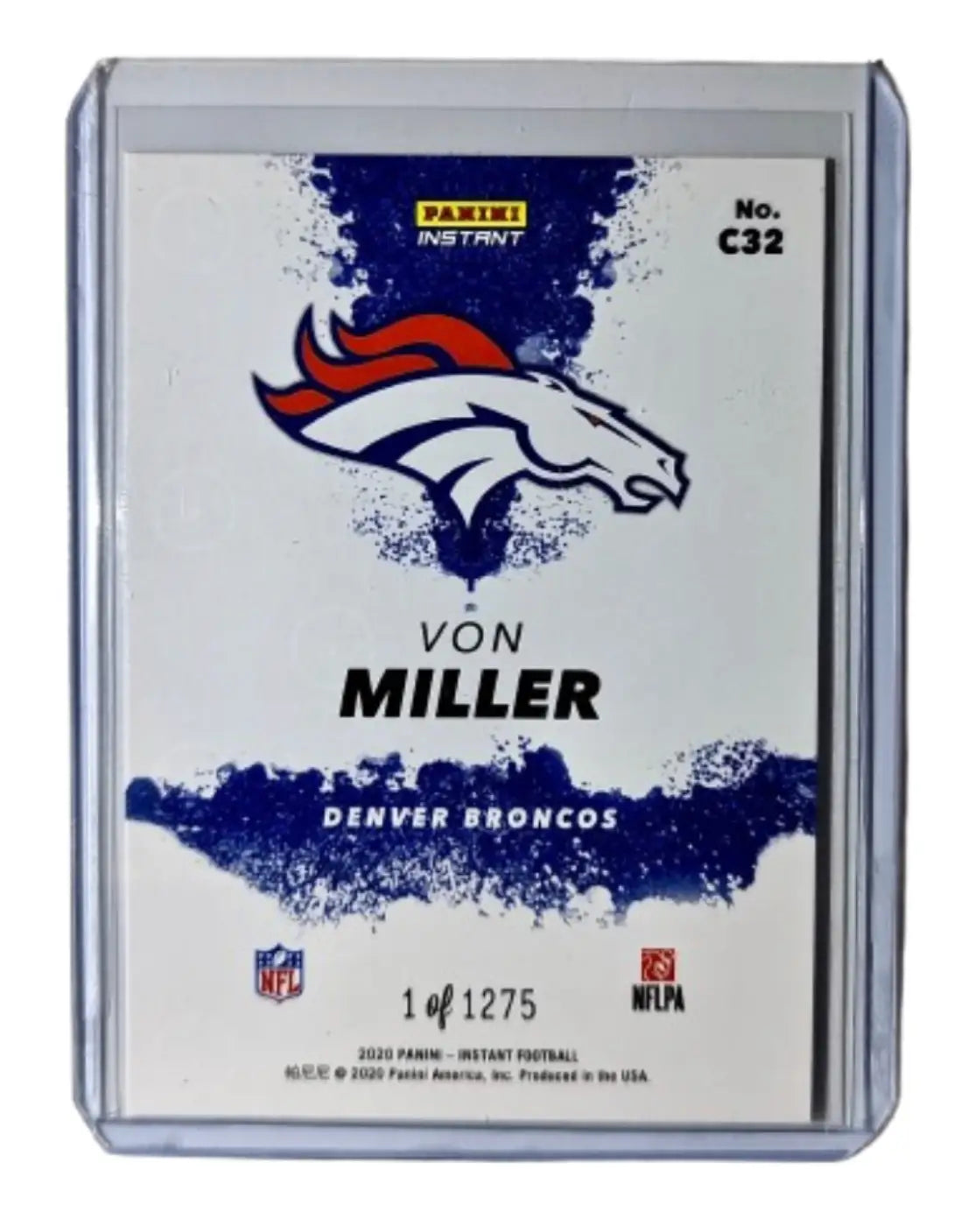 Von Miller 2020 Panini NFL Instant My City #32 Football Card 1 of 1275 - Football Card Single