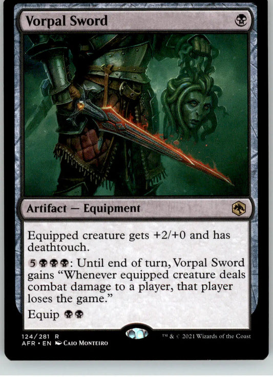 Vorpal Sword - Adventures in the Forgotten Realms - 124 - NM Magic - Magic Card Single