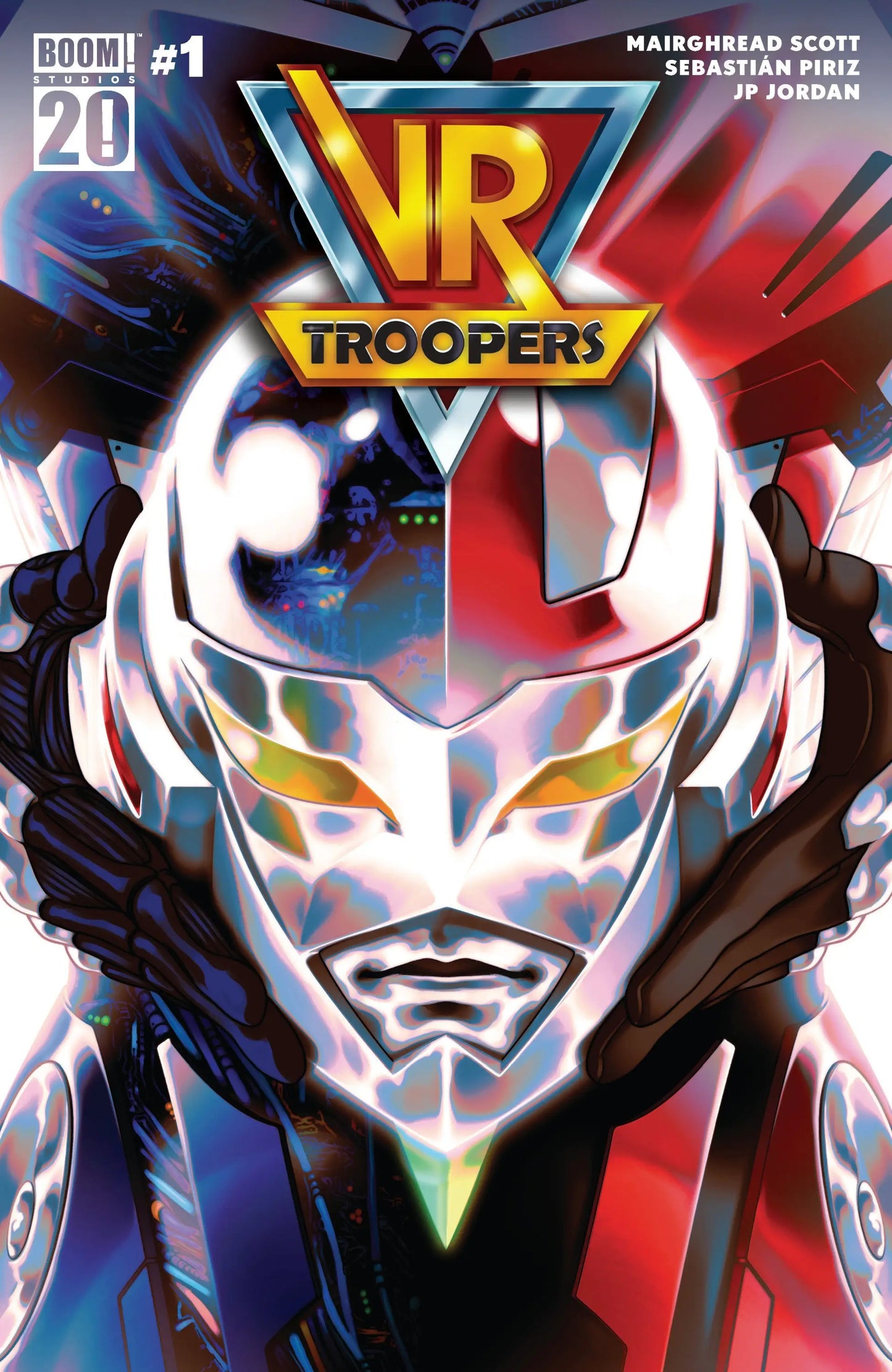 VR Troopers comic book cover Variant Dressed Montes for Vr Troopers #1 B Variant