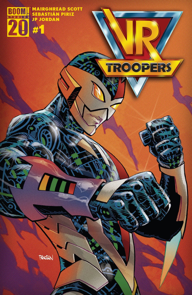VR Troopers comic book Boom 20th Anniversary Variant featuring Panosian artwork