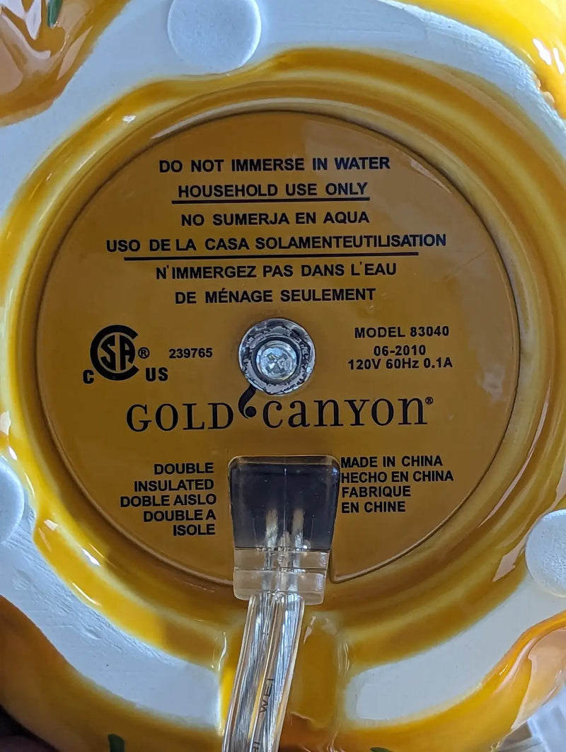 VTG Gold Canyon Pumpkin Patch Scent Pod Warmer with Automatic Off Timer Switch - General Merchandise