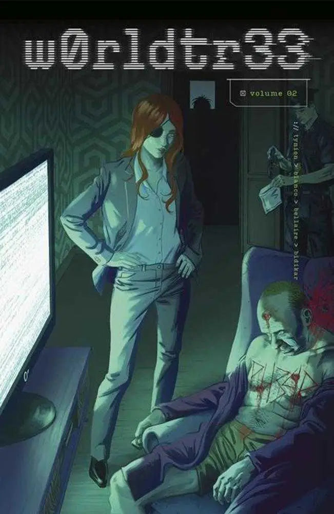 Comic book cover of W0rldtr33 TPB Volume 02 from the W0rldtr33 series, Mature edition