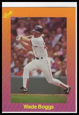 Wade Boggs #102 1989 Classic Travel Boston Red Sox Baseball Card MLB NM