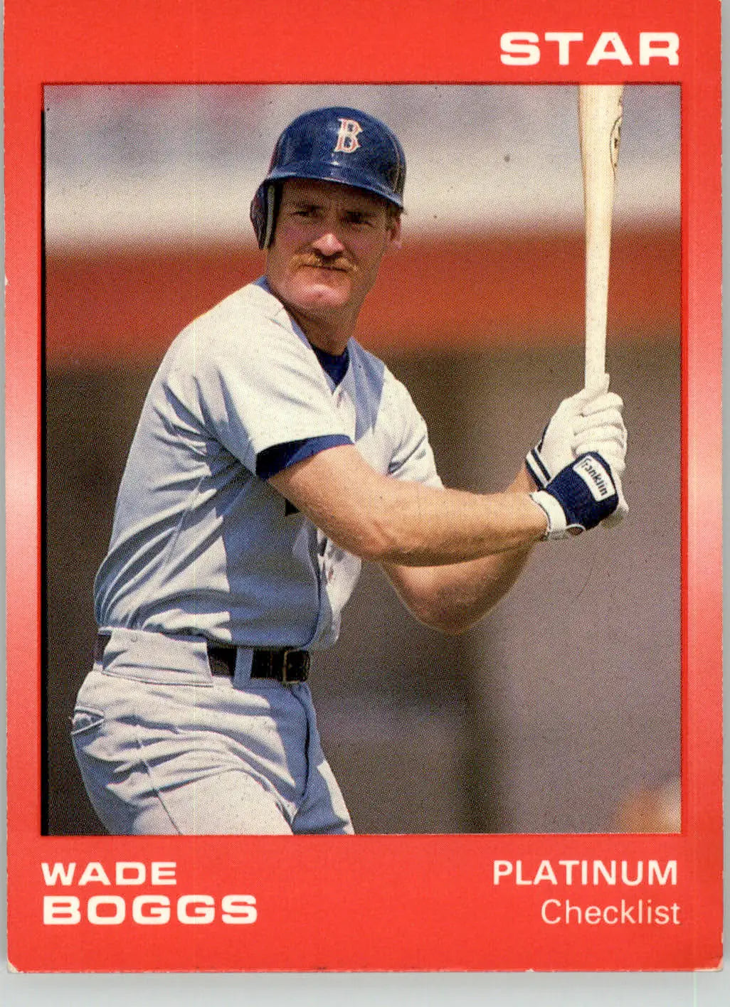 Wade Boggs - 1989 Star Platinum - #31 - Baseball - Baseball Card Single
