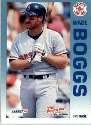Wade Boggs - 1992 Fleer 7-Eleven/Citgo The Performer - #9 - Baseball - Baseball Card Single
