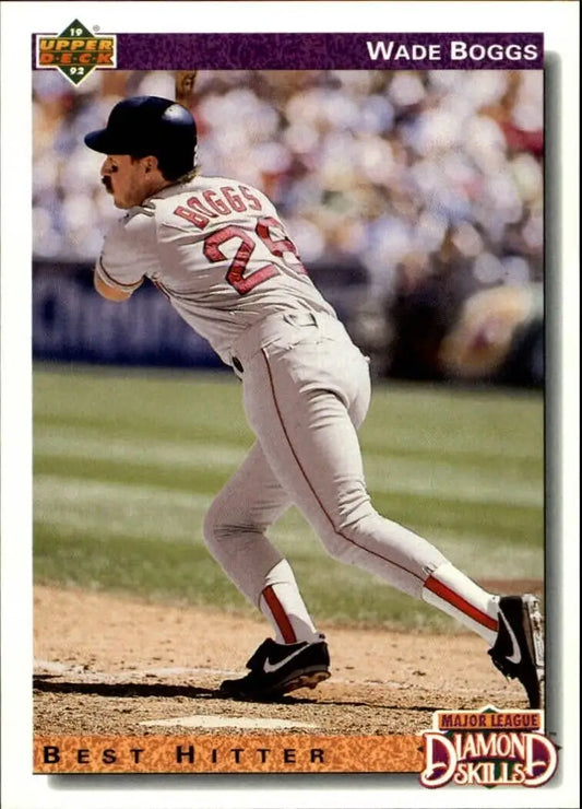 Wade Boggs 1992 Upper Deck MLB #646 DS Baseball Card Boston Red Sox - Baseball Card Single