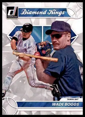 Wade Boggs 2023 Donruss Diamond Kings #28 Tampa Bay Devil Rays - Baseball Card Single