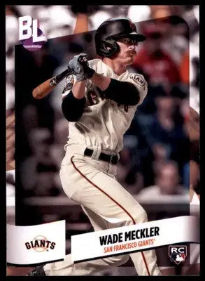 Wade Meckler Rookie 2024 Topps Big League #146 San Francisco Giants - Baseball Card Single