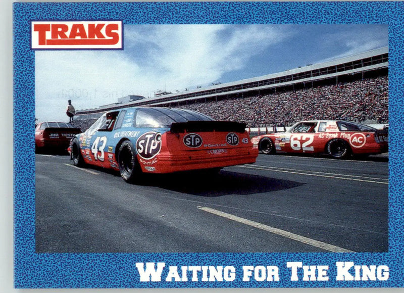 Waiting for The King - 1991 Traks Richard Petty - #35 - Racing - Racing Card Single