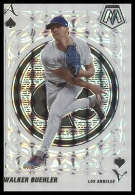 Walker Buehler 2022 Panini Mosaic Aces Mosaic #A-15 Los Angeles Dodgers - Baseball Card Single