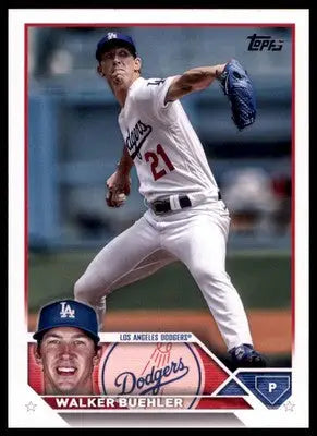 Walker Buehler 2023 Topps #391 Los Angeles Dodgers - Baseball Card Single