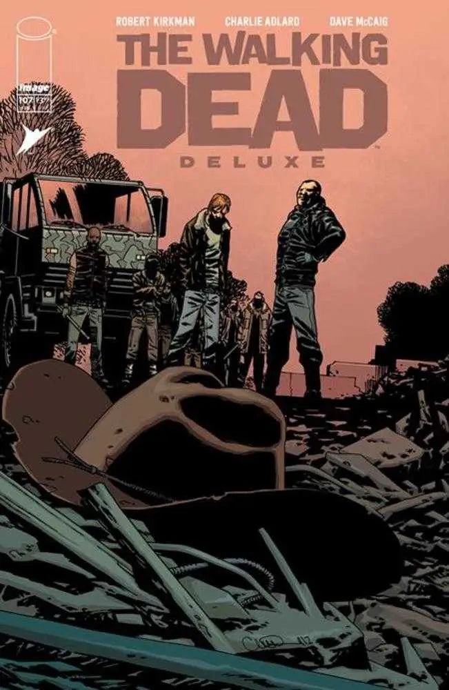Walking Dead Deluxe #107 Comic Book Cover featuring Charlie Adlard & Dave Mccaig Variant